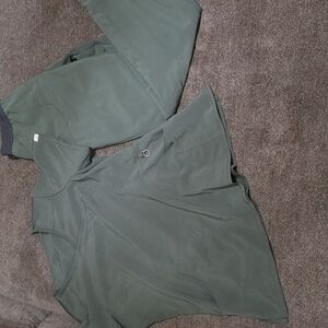 Infinity Women's Sage Green Scrub Set Stretchy Super Comphy